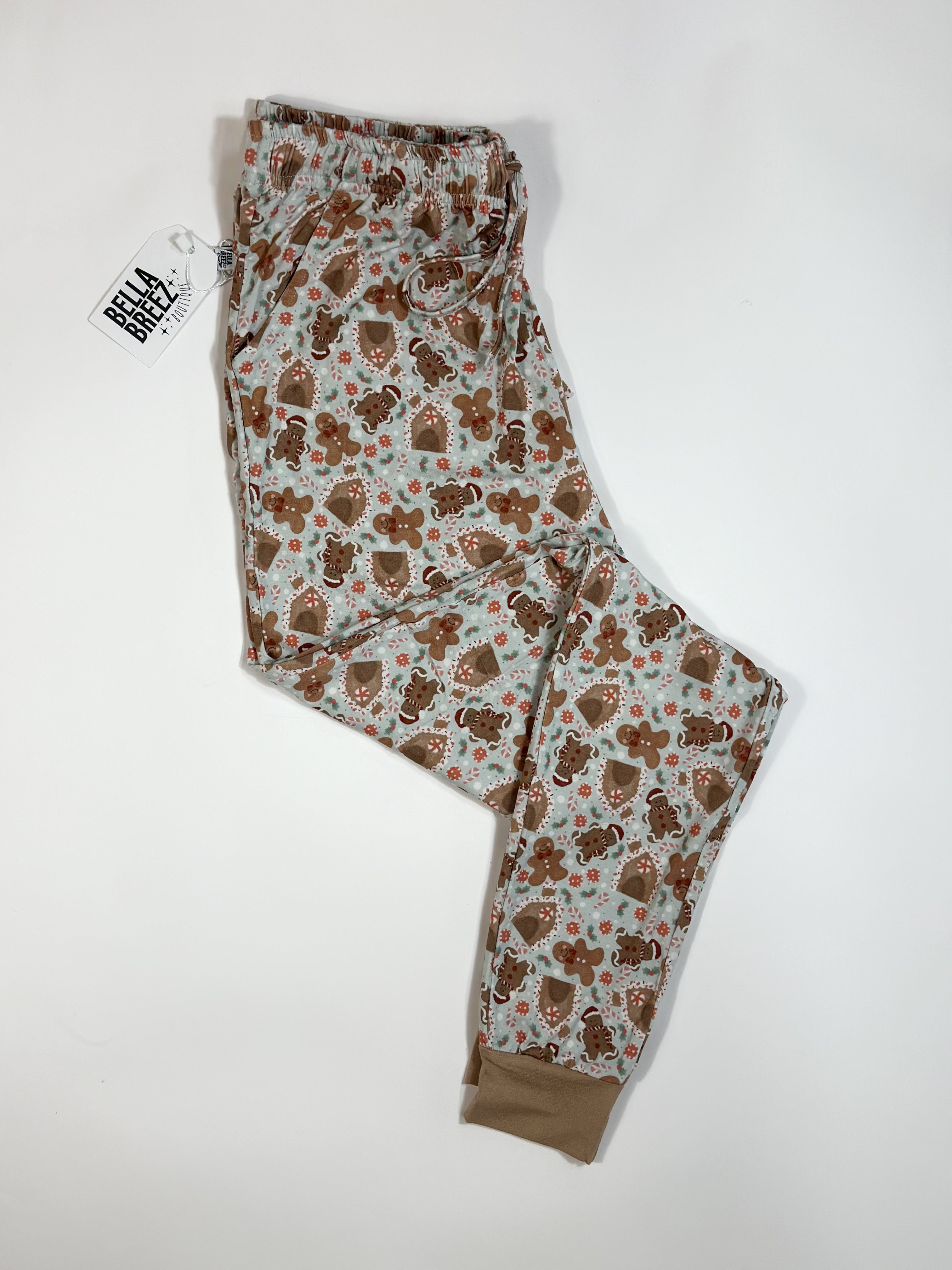 Adult Small Blue Baking Spirits Bright Bamboo Joggers (FINAL SALE)