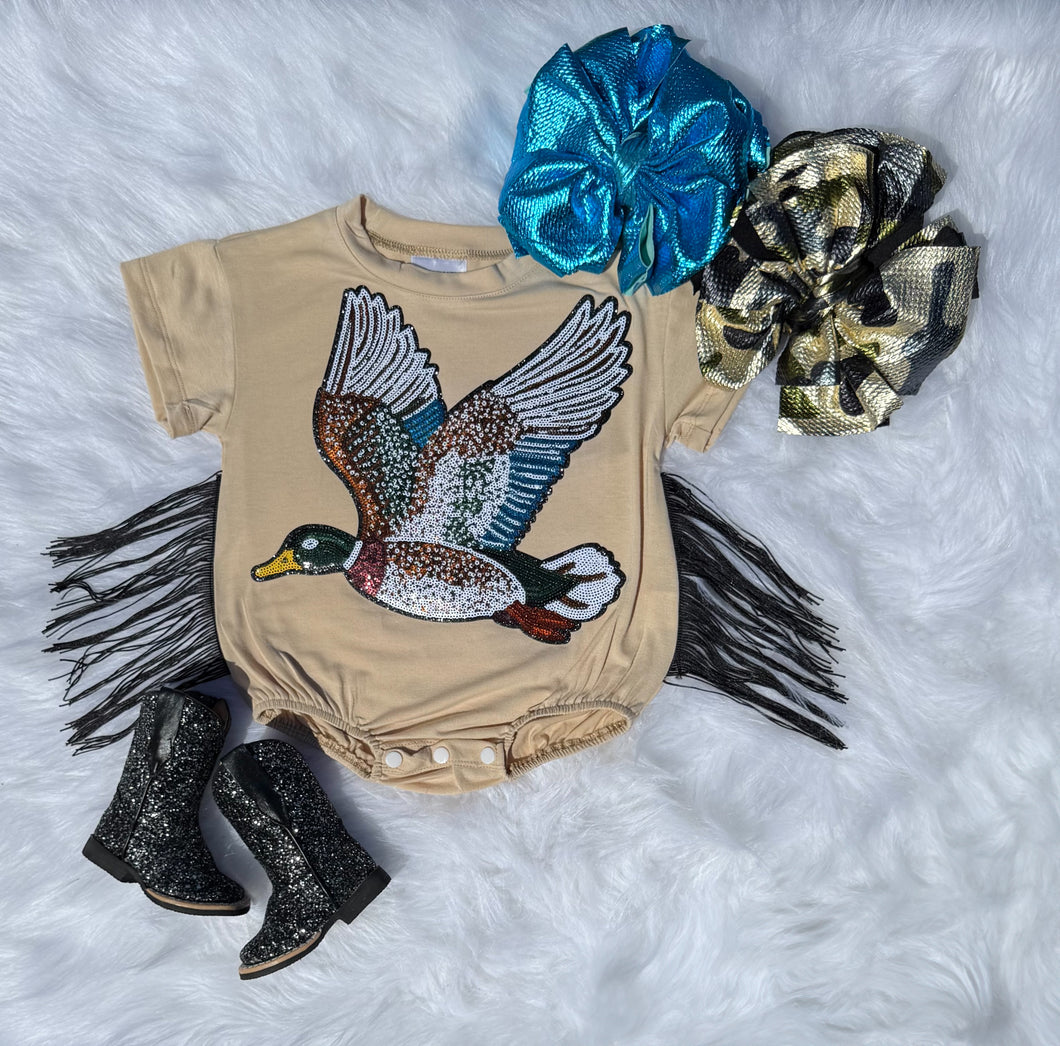 The Flying Feather Bubble Romper