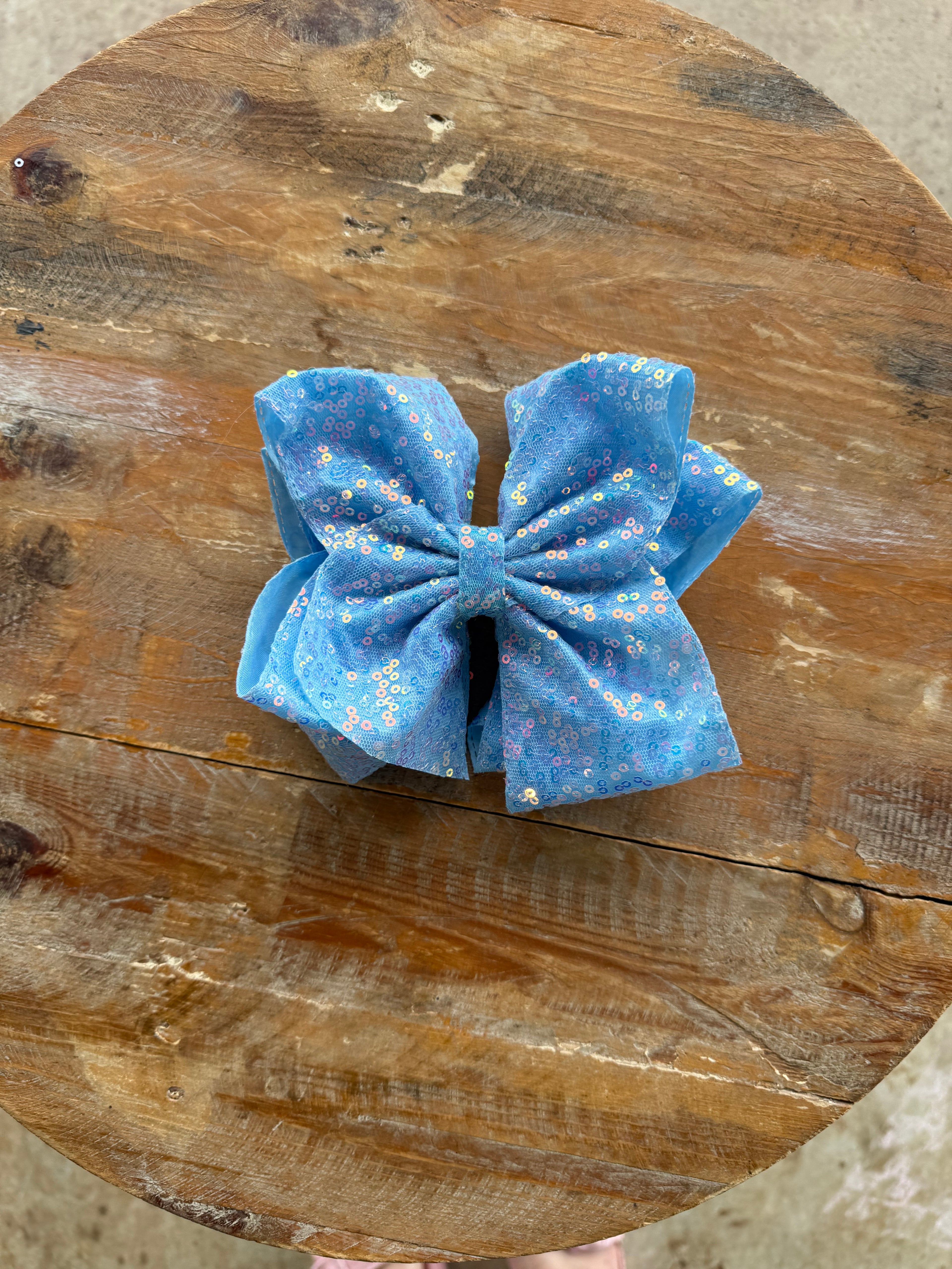 Sequin 7 inch bows (FINAL SALE)