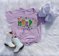 Mardi Gras Bubble Romper