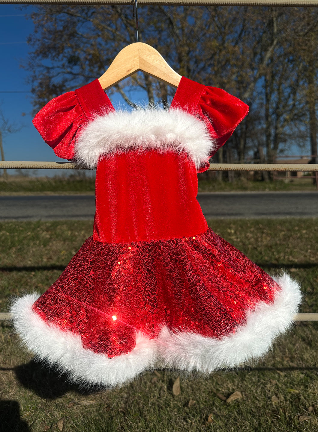 Sequin Santa Dress (FINAL SALE)