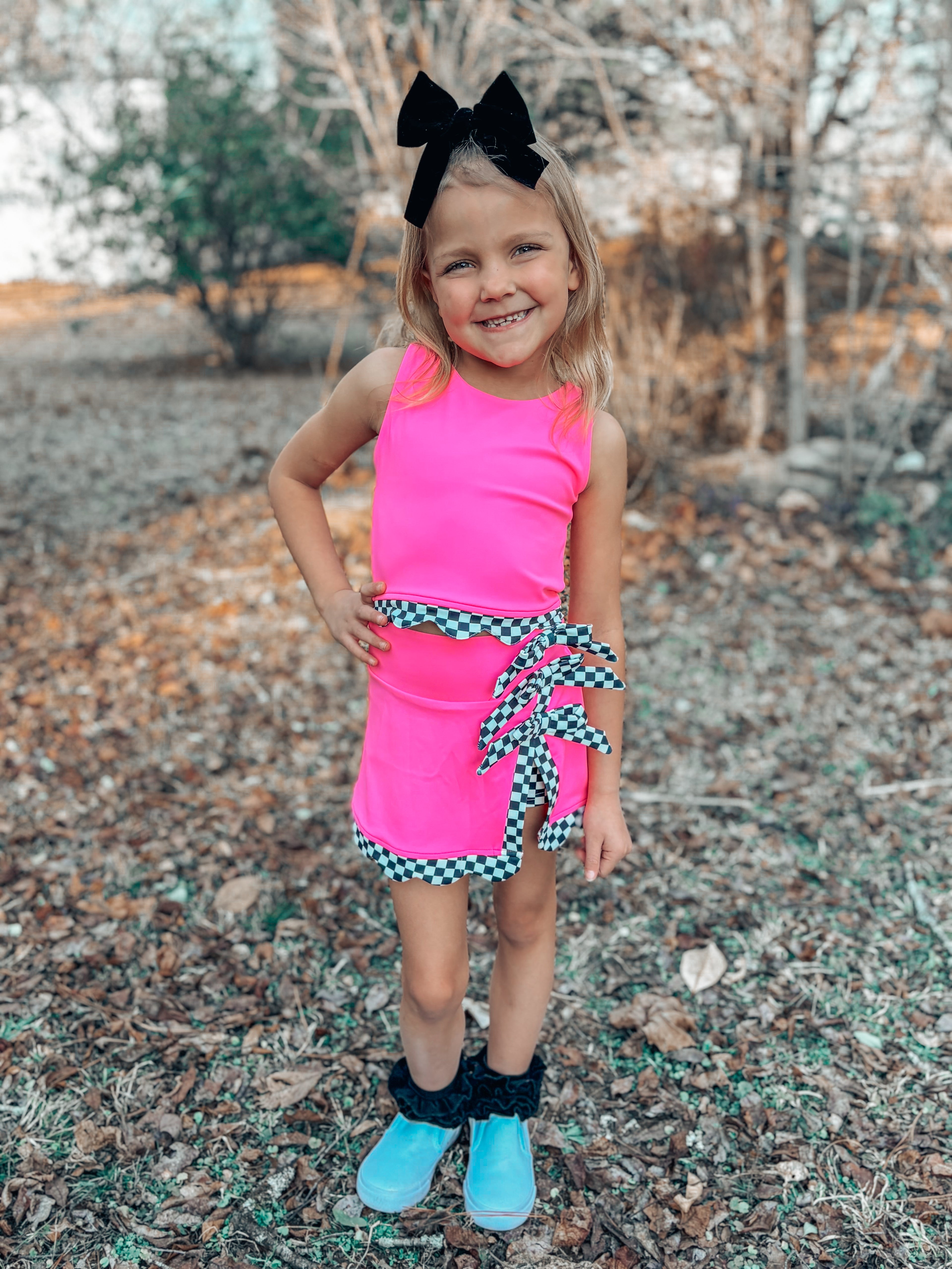 Checkered Chic Yoga Set (Mommy And Me)