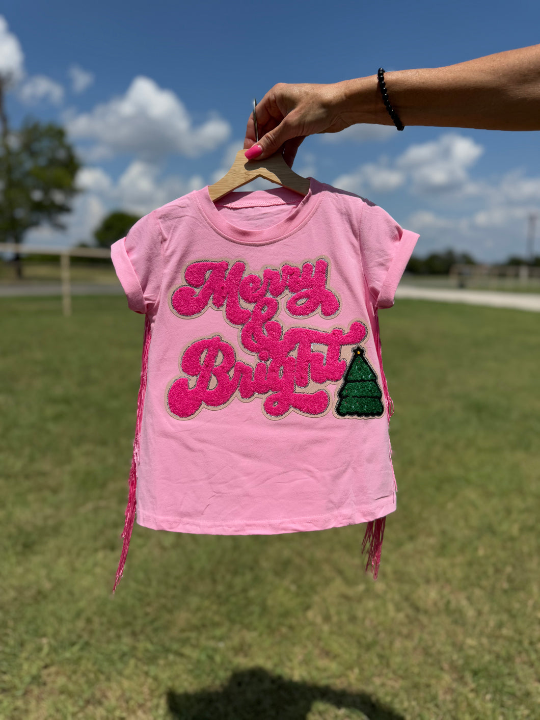 Pink Merry & Bright T-Shirt Dress