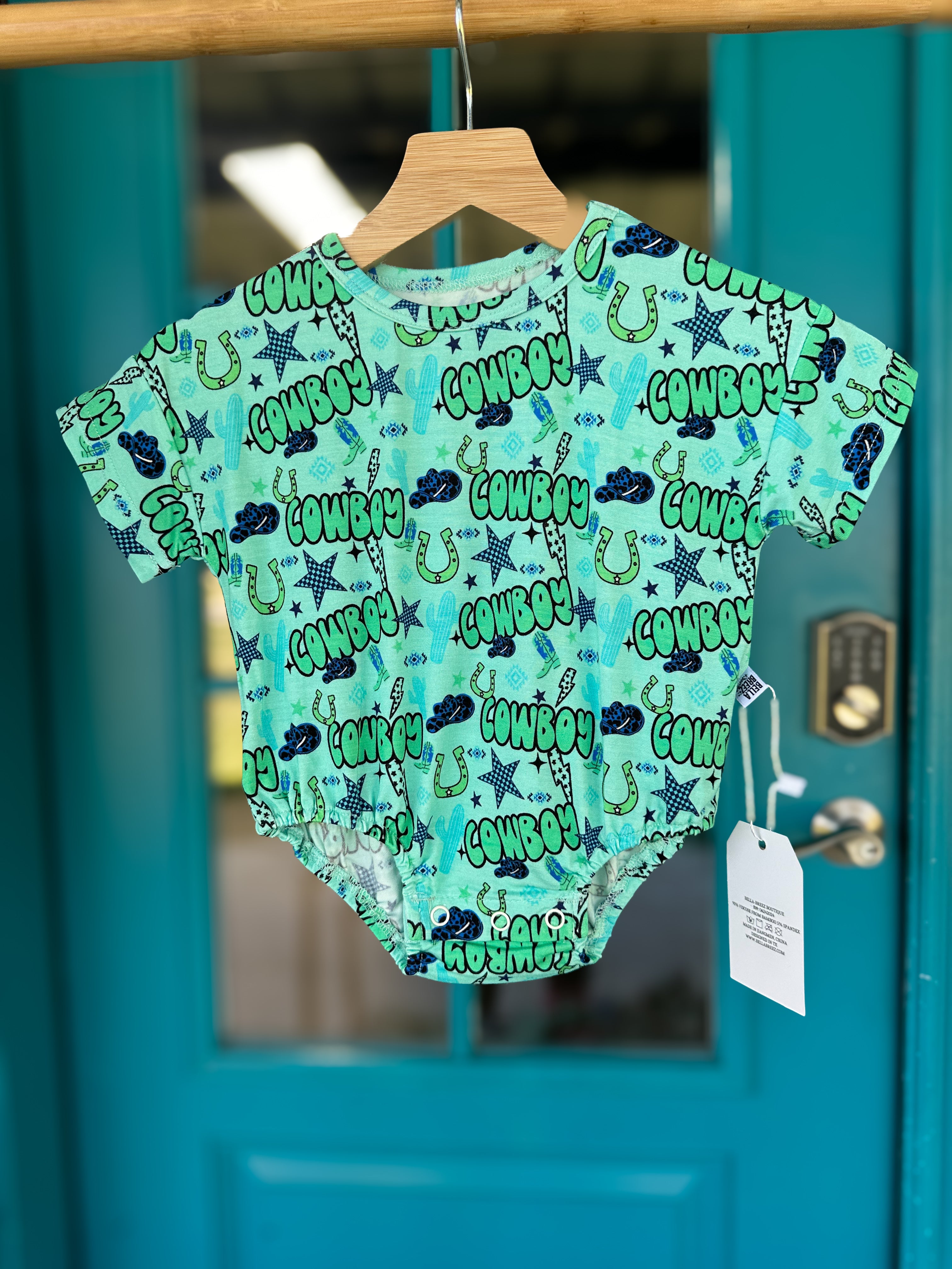 Neon Cowboy Oversized Bamboo Romper (FINAL SALE)
