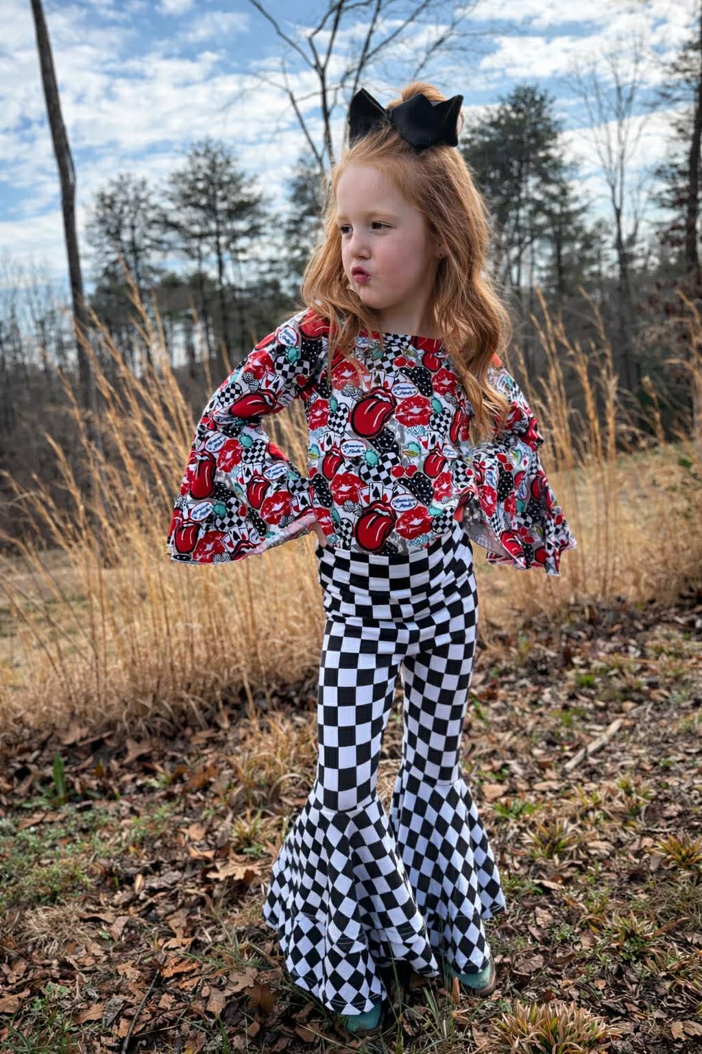 American Made Bell Sleeve Leo/Top