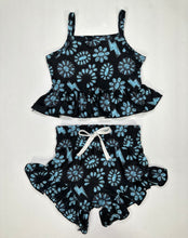 Load image into Gallery viewer, Turquoise Concho Ruffle Set (FINAL SALE)
