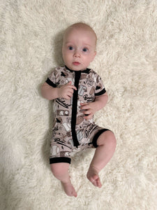 Game Day Bamboo Shortie Romper