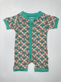 Checkered Mama's Boy Bamboo Shortie Romper (FINAL SALE)