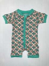 Load image into Gallery viewer, Checkered Mama&#39;s Boy Bamboo Shortie Romper
