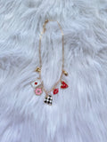 Flirty fortune charm necklace (FINAL SALE)