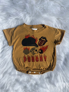 Punchy bubble romper