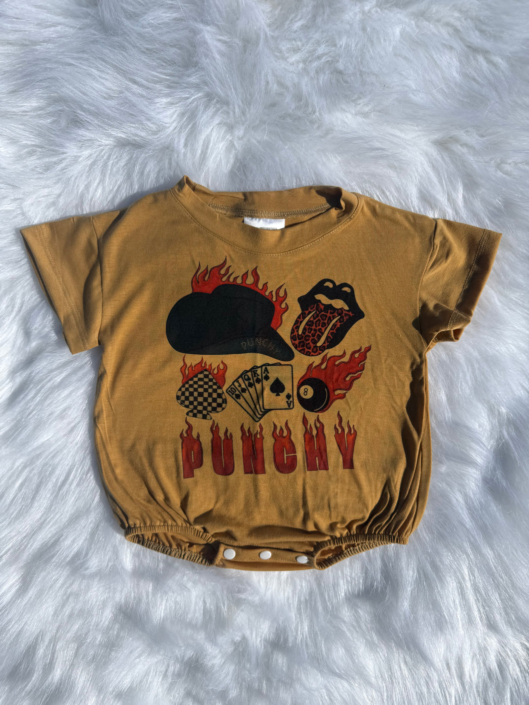 Punchy bubble romper