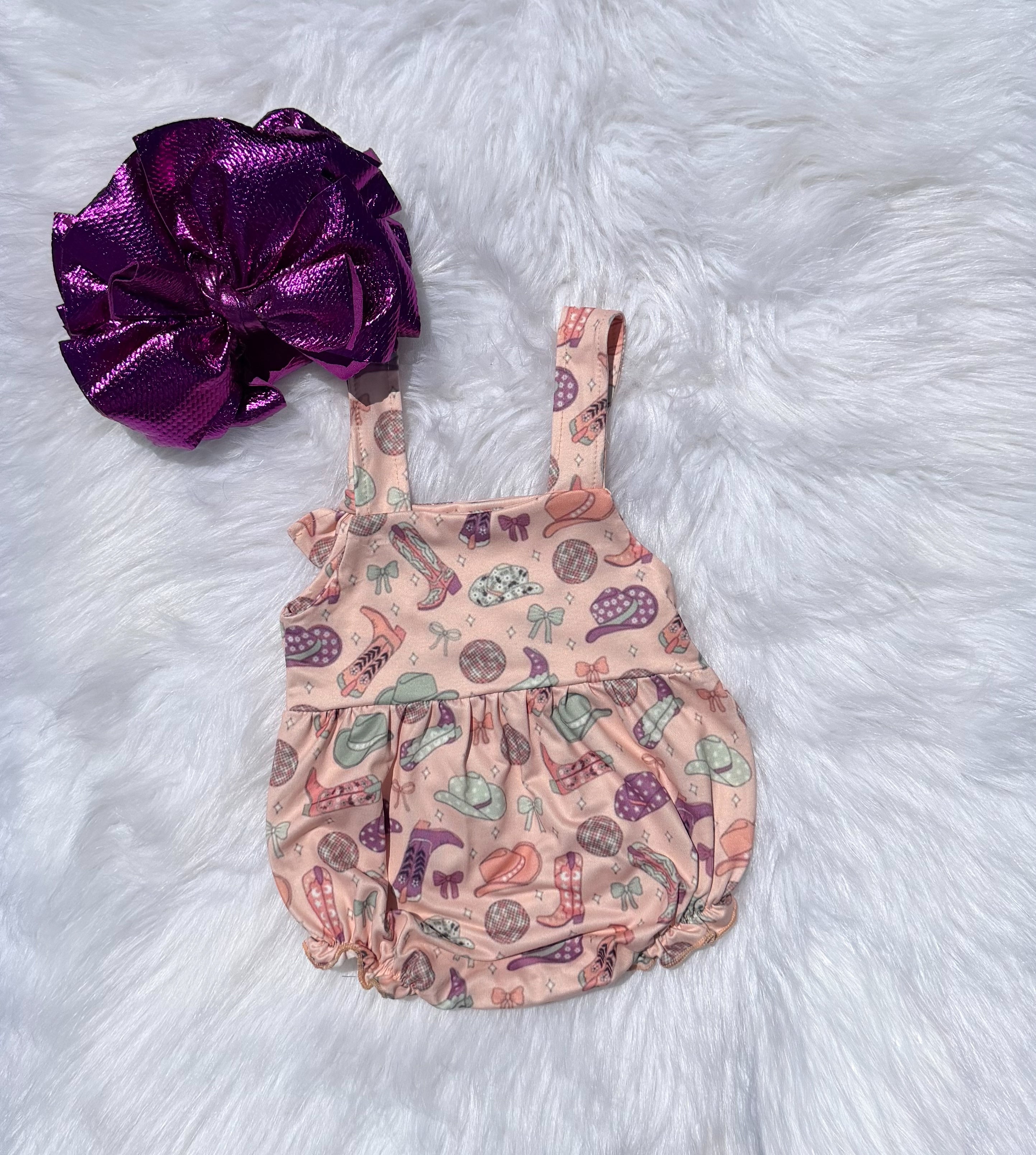 Disco Cowgirl Bow Bubble