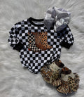 Checkered Cowgirl Bubble Romper
