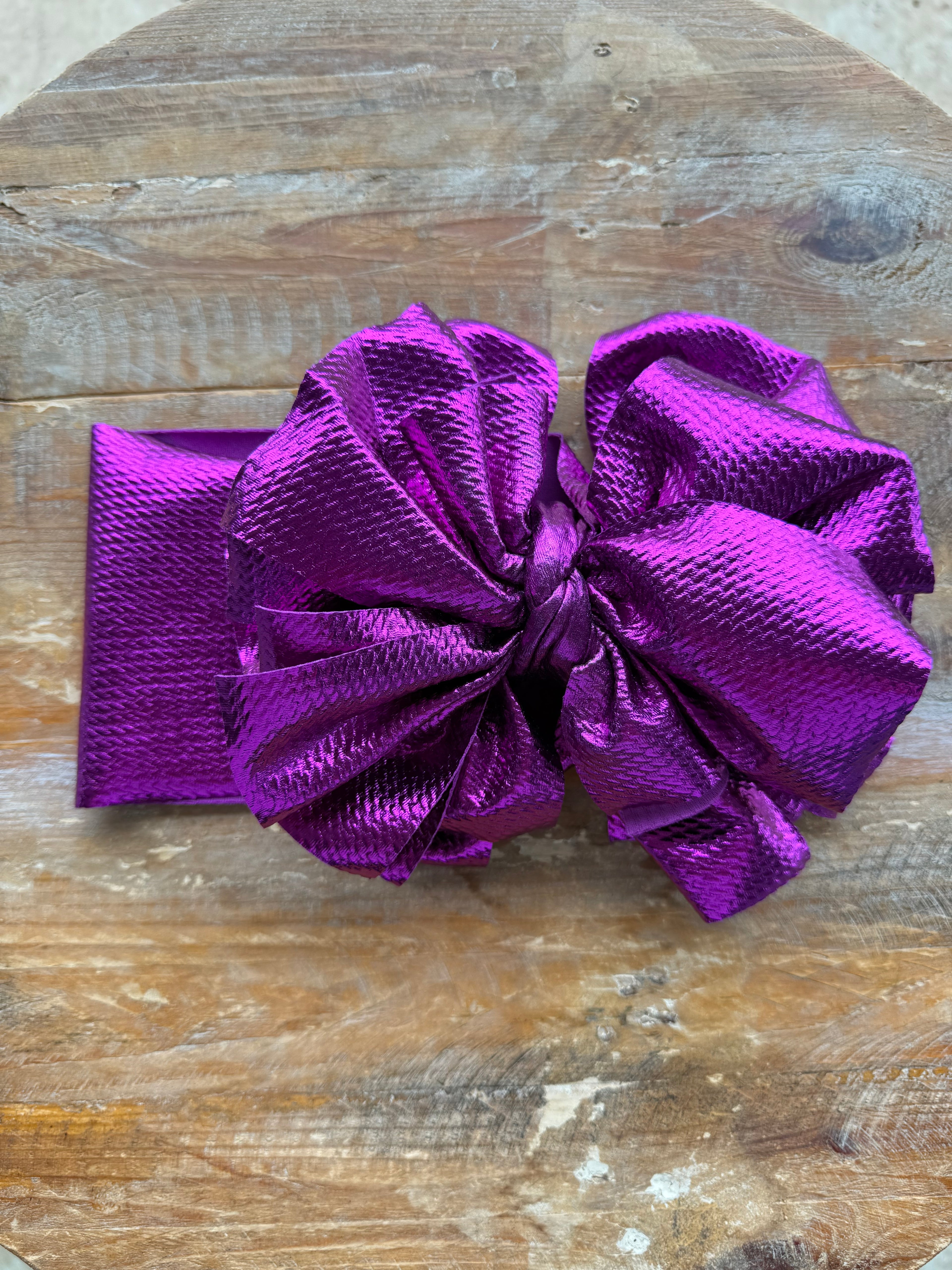 Metallic Messy Headwraps