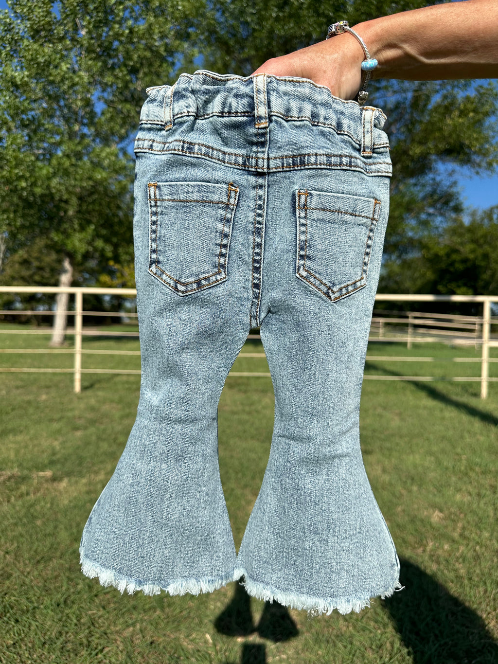 Bedazzled Denim Flares