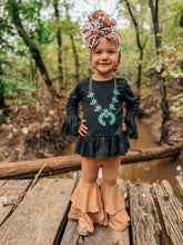 Load image into Gallery viewer, Coffee Double Bell Bottoms
