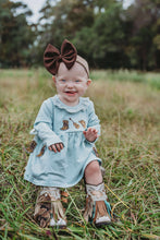 Load image into Gallery viewer, Boot scootin&#39; Cutie smocked set
