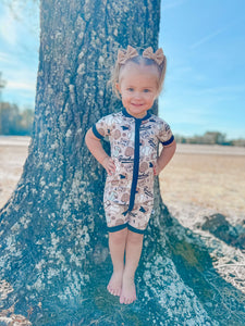 Game Day Bamboo Shortie Romper