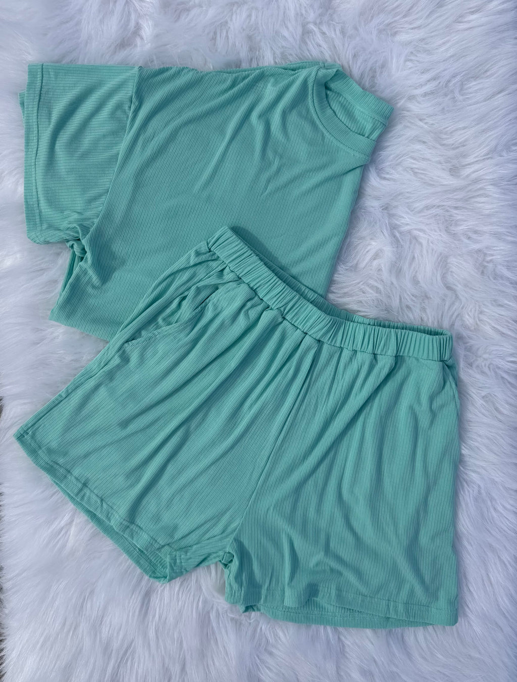 Womens mint green set