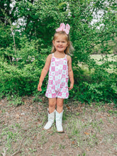 Load image into Gallery viewer, Pink Western Checkered Romper
