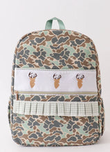 Load image into Gallery viewer, Camo Deer Ruffled Backpack
