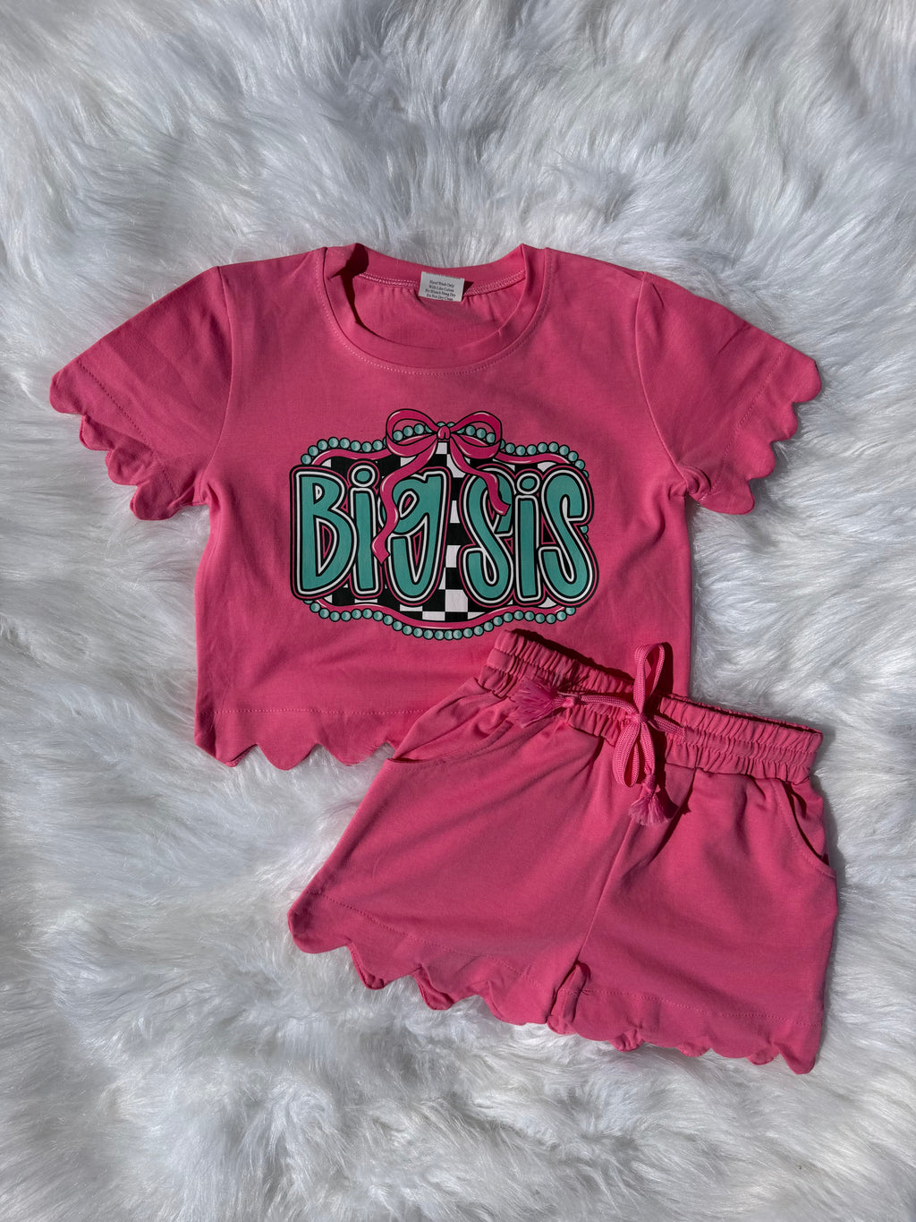 Big sis/Lil sis Scalloped Set