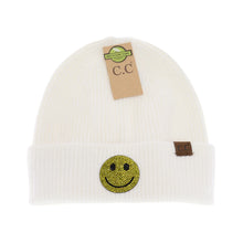 Load image into Gallery viewer, Happy Face Beanie (kids and adult)
