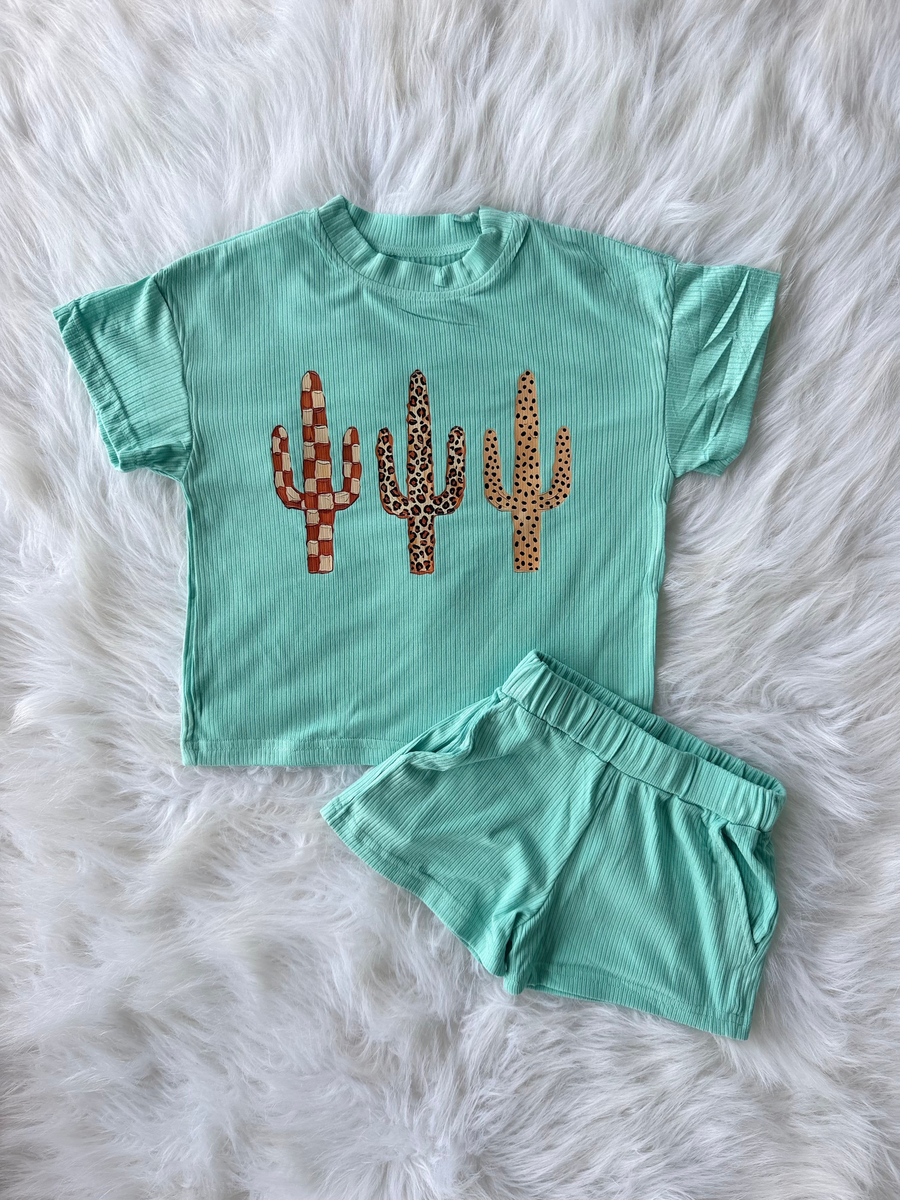 Cactus short set