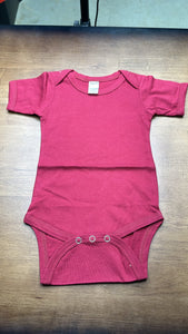 Maroon Onesie (blank)