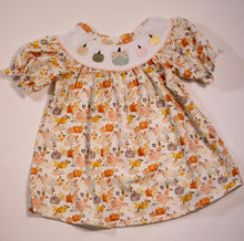 Load image into Gallery viewer, Pumpkin Smocked Dress (FINAL SALE)
