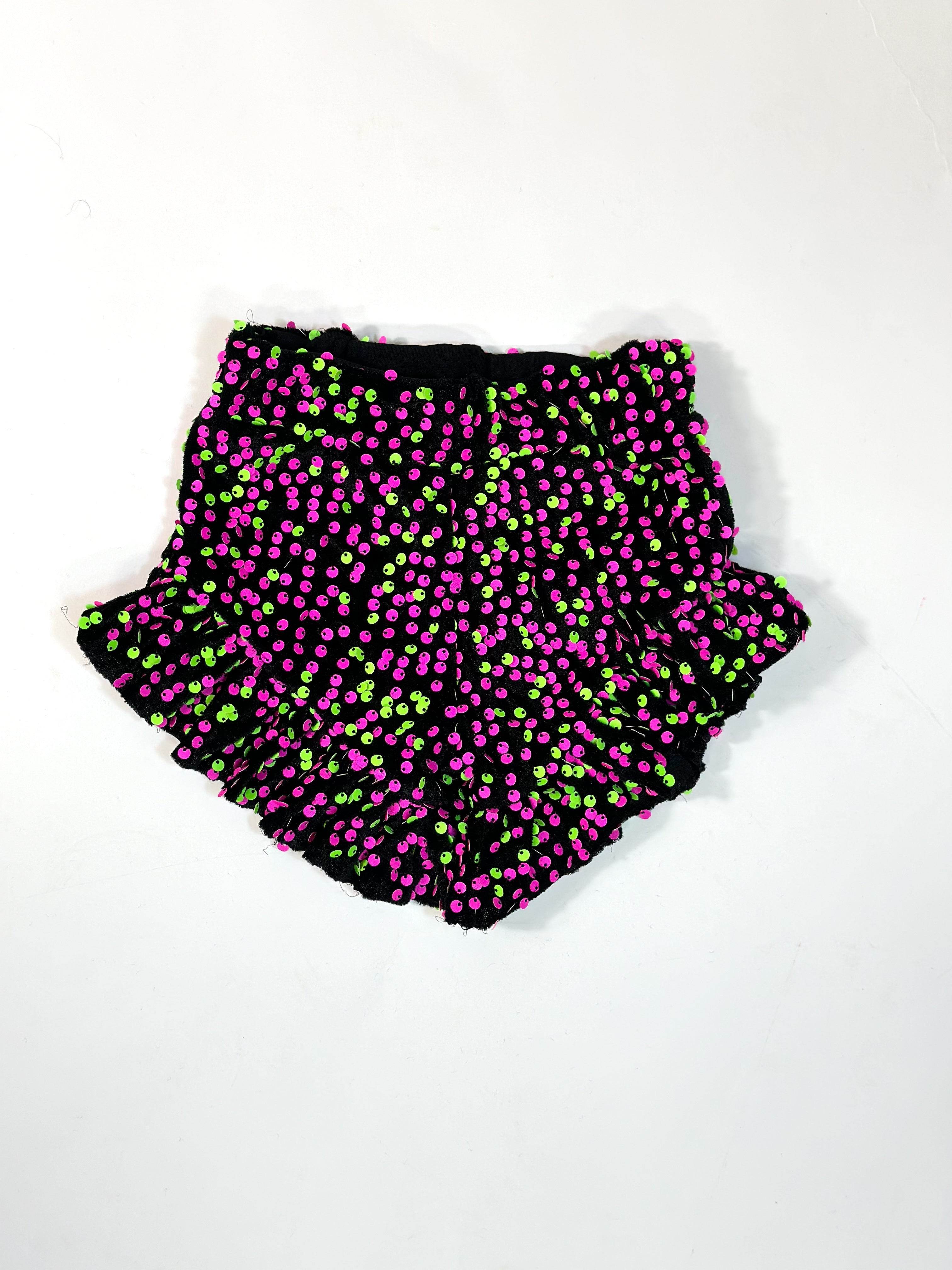 Pink & Green Sequin Bloomies & Shorties (FINAL SALE)