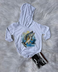 Born to Fish Hooded Bubble Romper