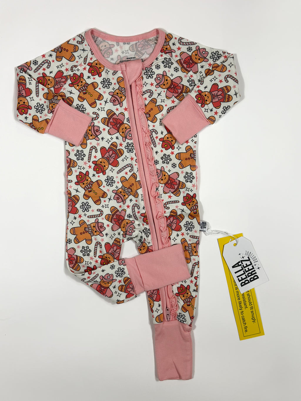 Newborn Cowgirl Christmas Bamboo Sleeper (FINAL SALE)
