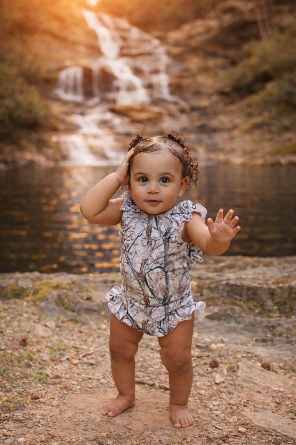 White Timber Swim Suit
