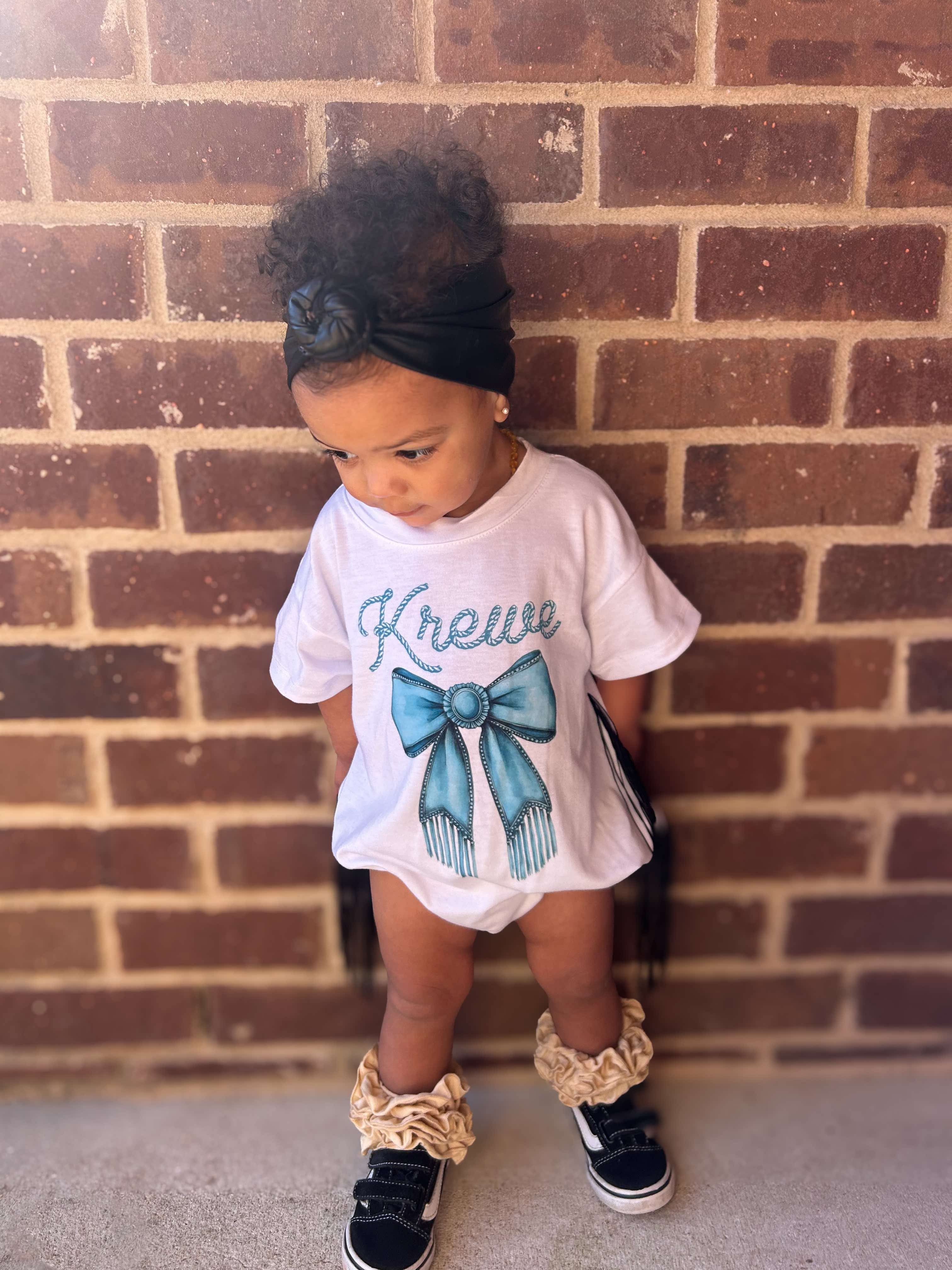 Custom Bow Name T-Shirts & Onesies