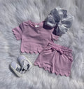 Purple Pop Scalloped Set
