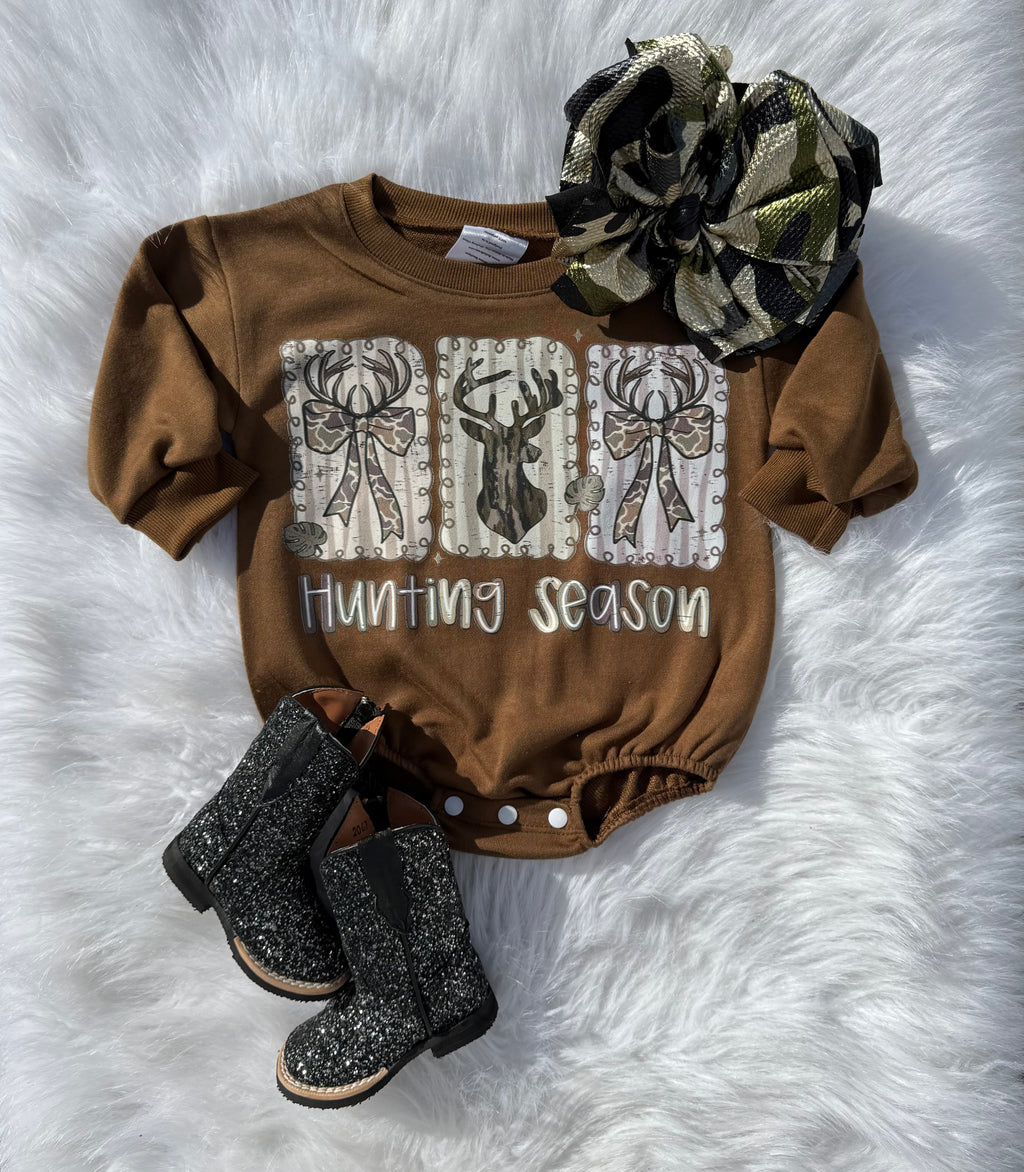 Hunting Season Bubble Romper
