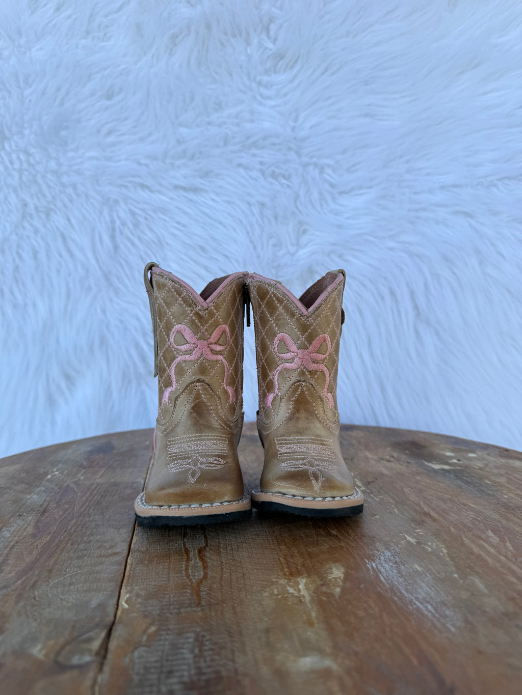 Tan Bow Tanner Mark Boots