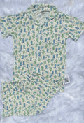 Wild West Cowboy Women's Bamboo Button Up PJ Set
