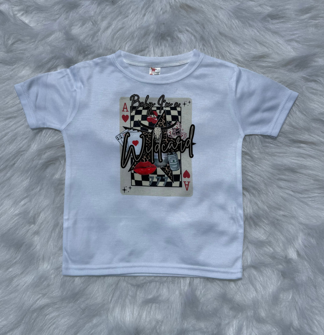 Baby I'm a Wildcard bodysuit/tee