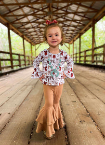 Coffee Double Bell Bottoms