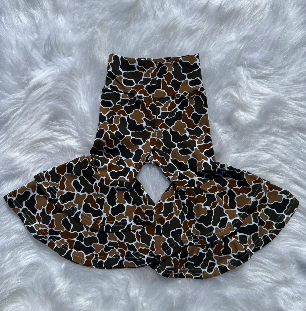 PREORDER Camo Double Bell Bottoms