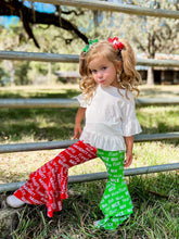 Load image into Gallery viewer, Naughty or Nice Double Bell Bottoms
