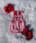 Strawberry Smocked Romper