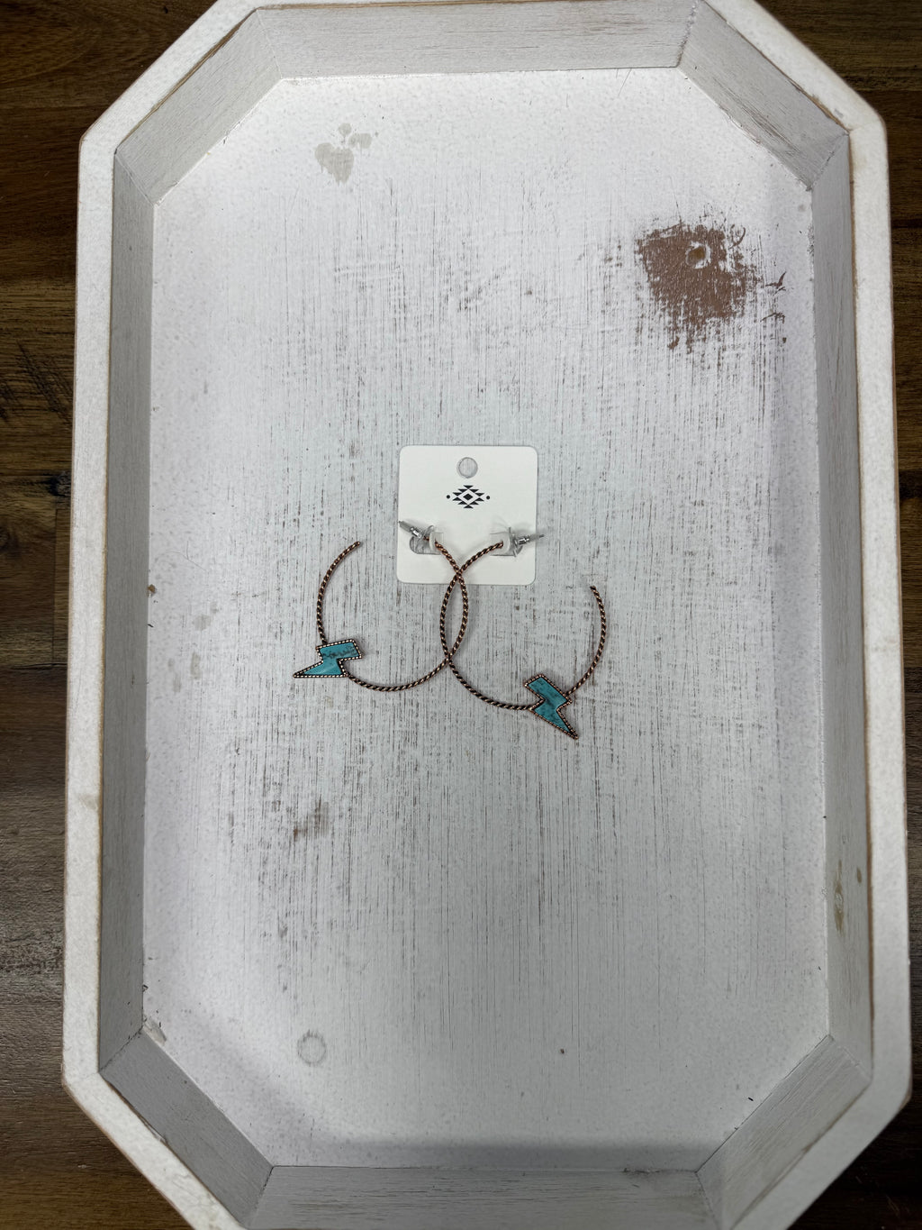 Lightning Bolt Hoops (FINAL SALE)