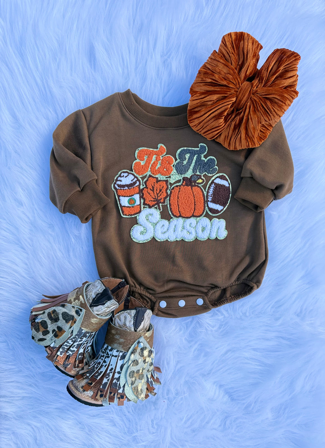 Tis The Season Bubble Romper