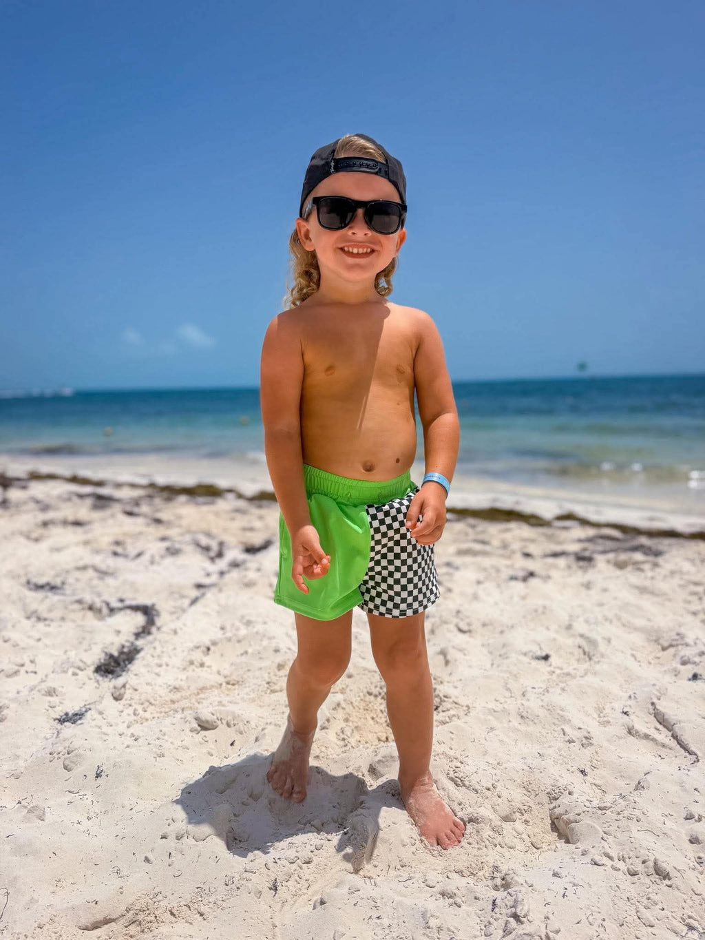 Neon Nitro Daddy & Me Shorts