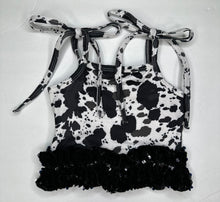 Load image into Gallery viewer, Cow Print Sequin Top
