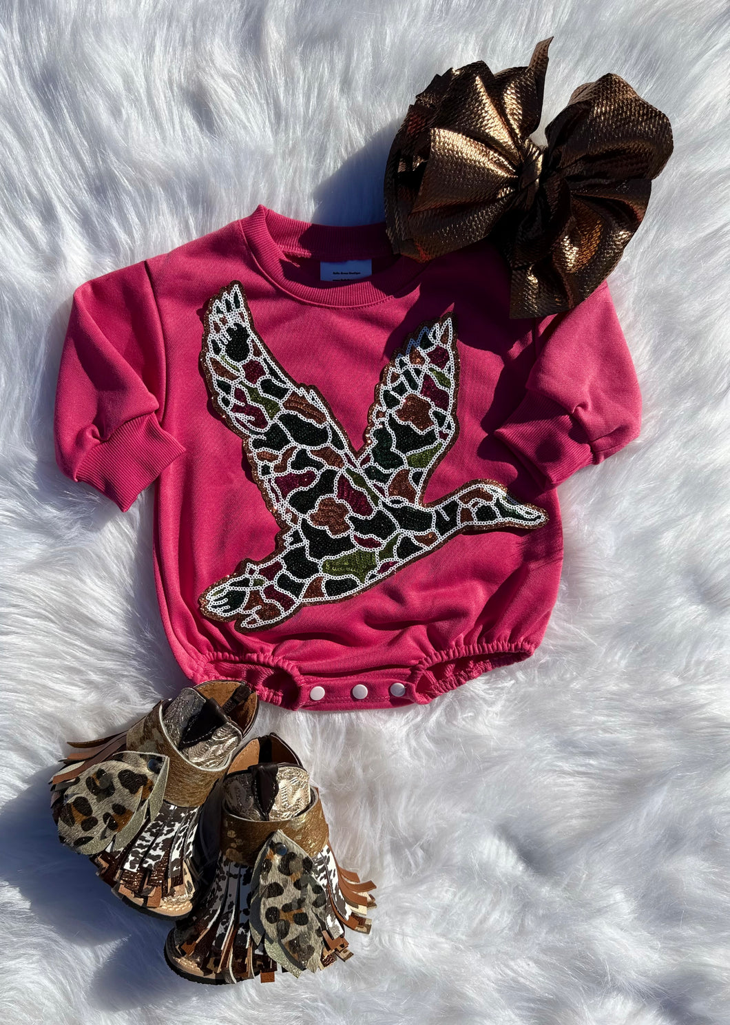Wild Flight Bubble Romper (2 options)